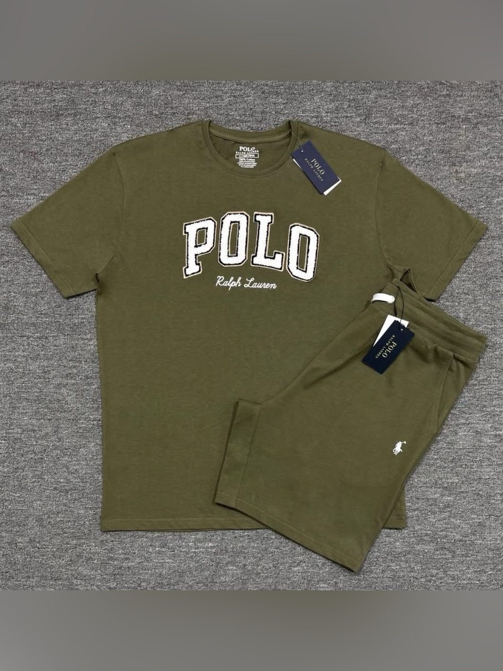 Polo by Ralph Lauren Olive Green Logo Tee
